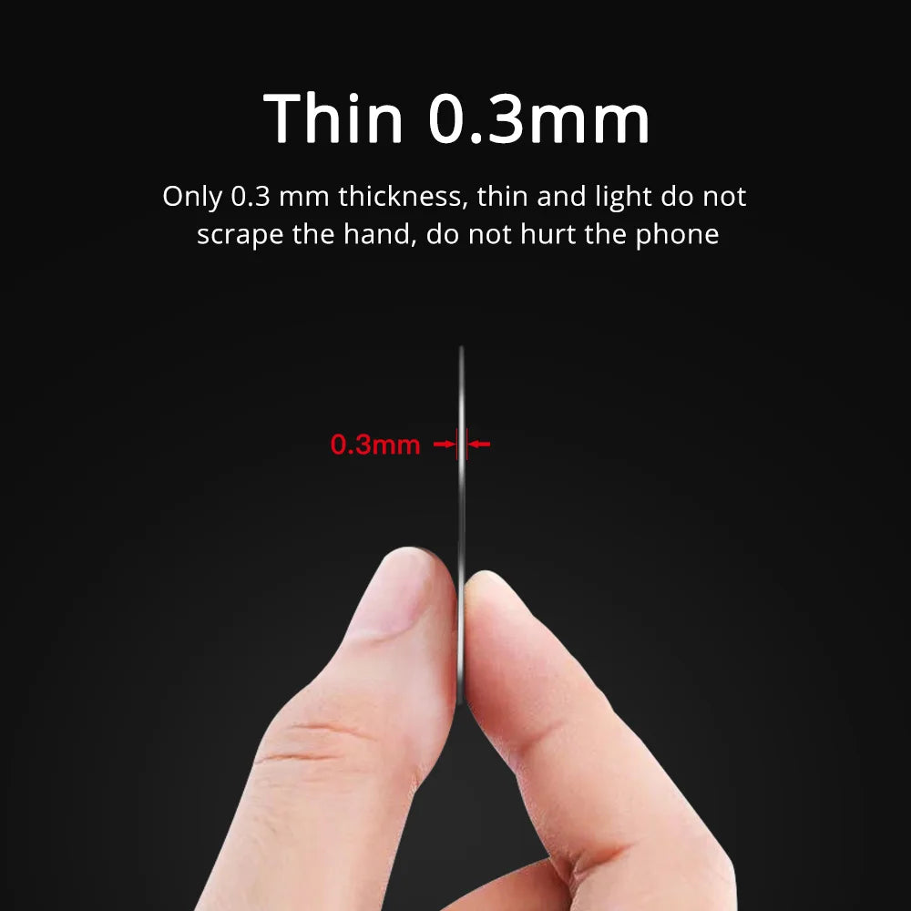 FONKEN 1/5Pcs Thin Metal Plate for Magnetic Car Phone Holder Iron Sheet Sticker Disk for Magnet Phone Stand Mount round Retangle