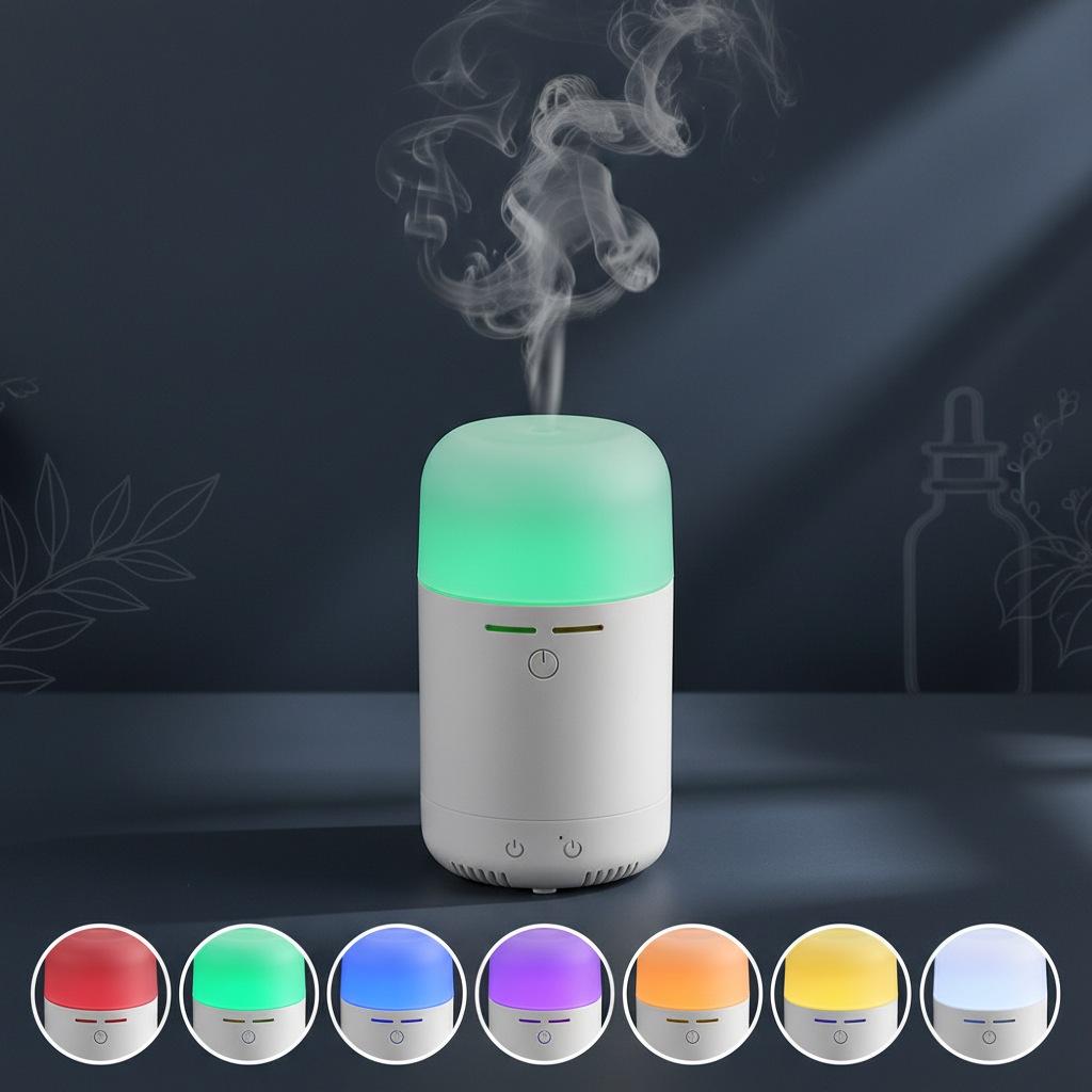 Difusor aromas 7 colores LED